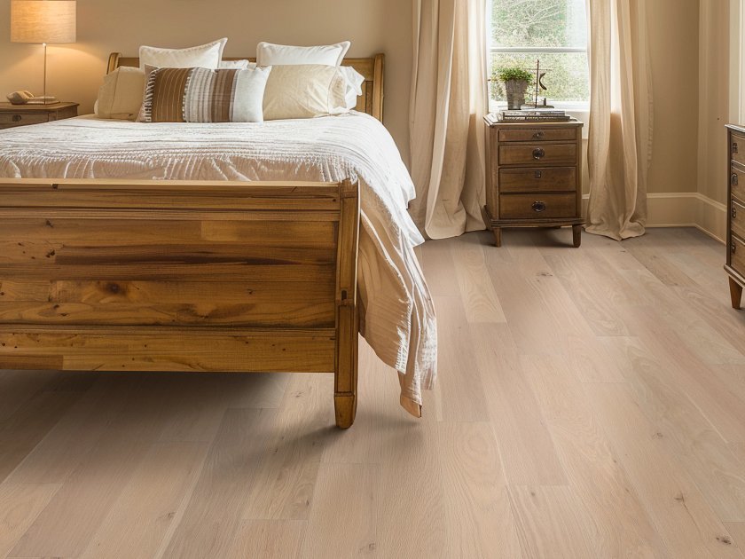 Shaw Liberty Oak: Heritage 3/8" x 6" Engineered Hardwood SW776 01154 Room Scene