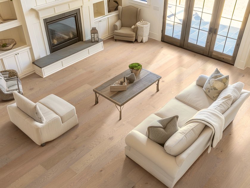 Shaw Liberty Oak: Legacy 3/8" x 6" Engineered Hardwood SW776 07132 Room Scene