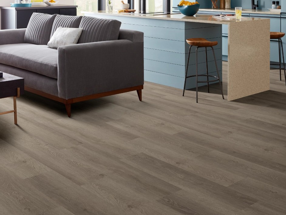 Shaw Floorte Pro Infinite SPC: Drift Luxury Enhanced Vinyl Plank with Attached Pad 3100V 05100 Room Scene