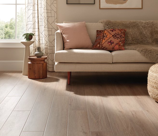 USFloors Coretec Premium: Bosc Oak Engineered Luxury Vinyl Plank VV735-6012 Room Scene