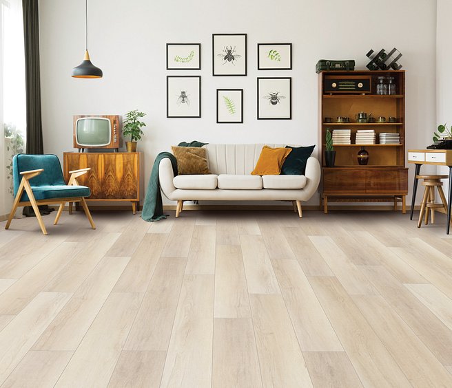 USFloors Coretec Pro Plus XL Enhanced HD: Cambridge Elm Engineered Luxury Vinyl Plank with Cork Comfort VV488-02096 Room Scene