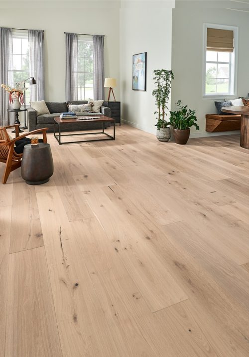 Mannington Sanctuary: Seasalt 5/8" x 10" Engineered Oak Hardwood SANC10SEA1 Room Scene
