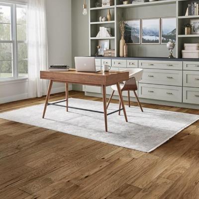 Mannington Mountain View XL: Autumn 3/8" x 6.57" Engineered Hickory Hardwood MVXL06AT1 Room Scene