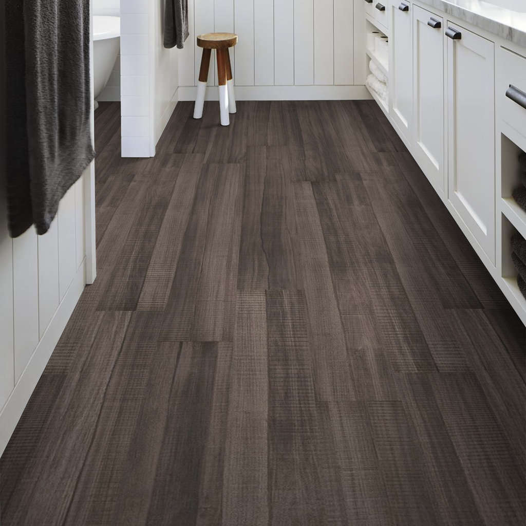 Shaw Philadelphia 5th and Main Symbiotic 12: Bronzite Luxury Vinyl Plank 5M302 07004 Room Scene