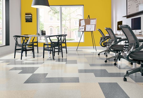 Armstrong Static Dissipative Excelon STD: Ridge Vinyl Composite Tile 51957 Room Scene
