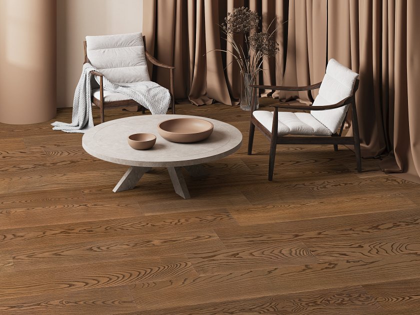 Anderson Tuftex Hardwood European Ash: Biscotti 5/8" x 7" Engineered Hardwood AA845 17061 Room Scene