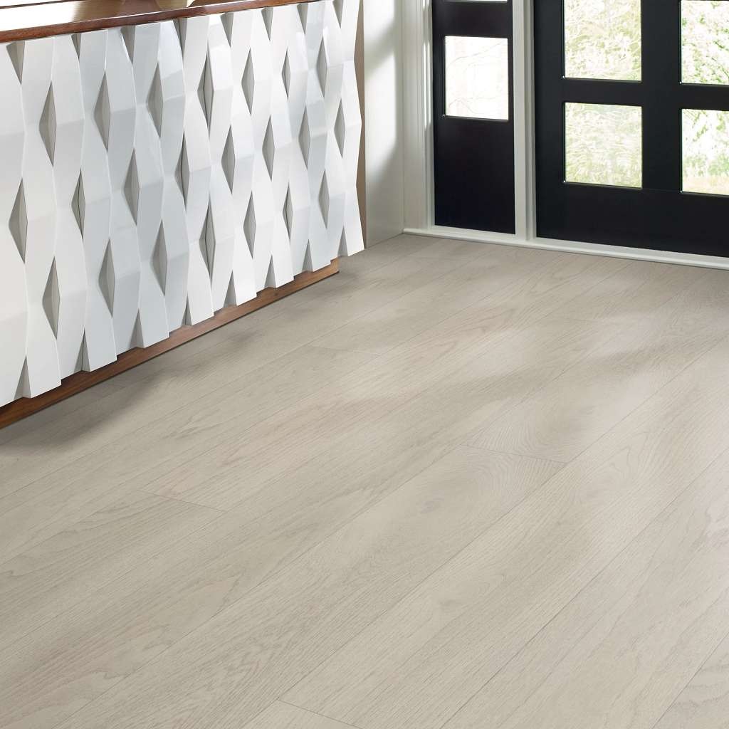 Shaw Floorte Titan HD Plus Platinum: Serene Driftwood Luxury Enhanced Vinyl Plank with Attached Pad 3302V 01131 Room Scene