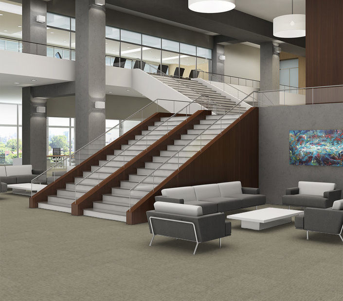 Shaw Kudos: Brilliant  24" x 24" Carpet Tile 54881 81100 Room Scene