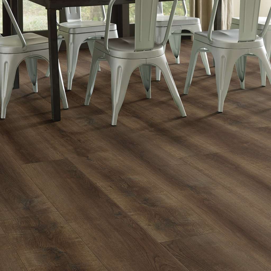 Shaw Floorte Titan HD Plus Platinum: Pandora Oak Luxury Enhanced Vinyl Plank with Attached Pad 3302V 07028 Room Scene