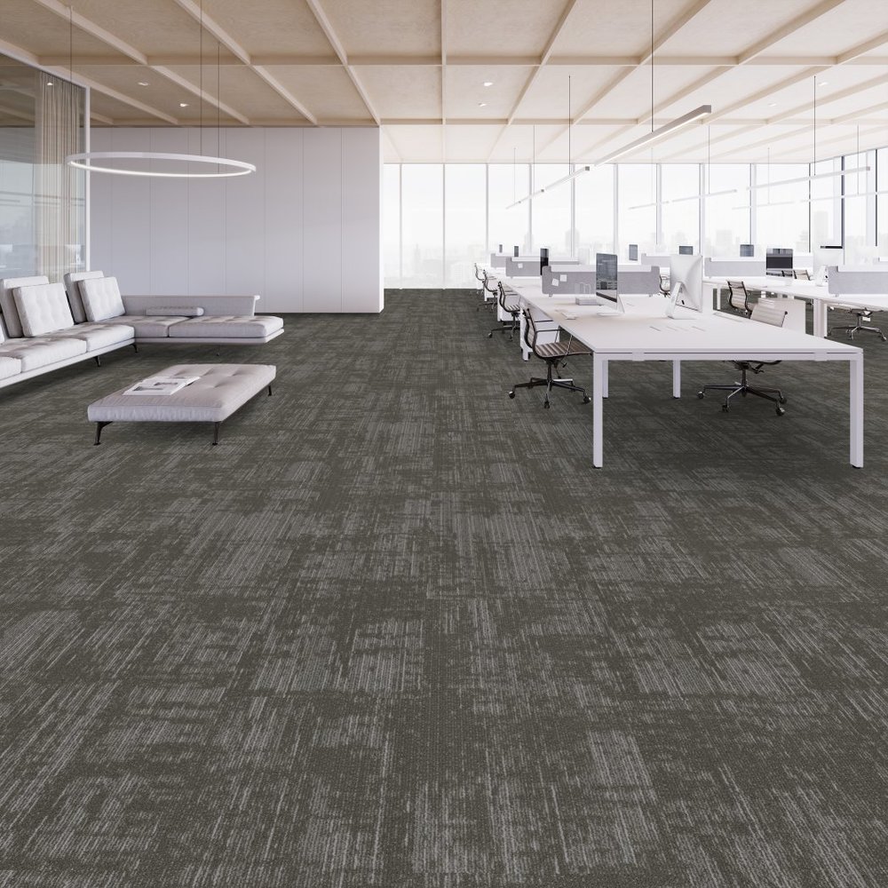 Shaw Aware Ecologix: Twine 18" x 36" Carpet Tile 5T376 58111 Room Scene