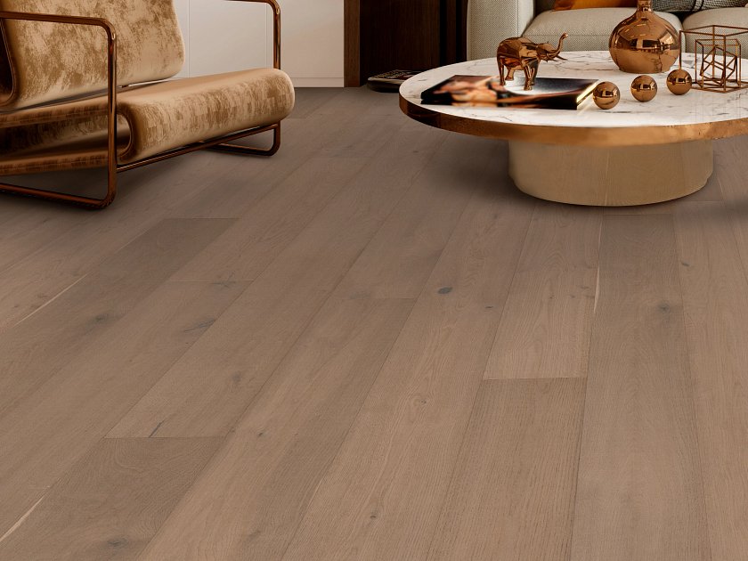 Anderson Tuftex Hardwood Metallics II: Luxe Gold 5/8" x 7.5" Engineered Hardwood AA848-12024 Room Scene