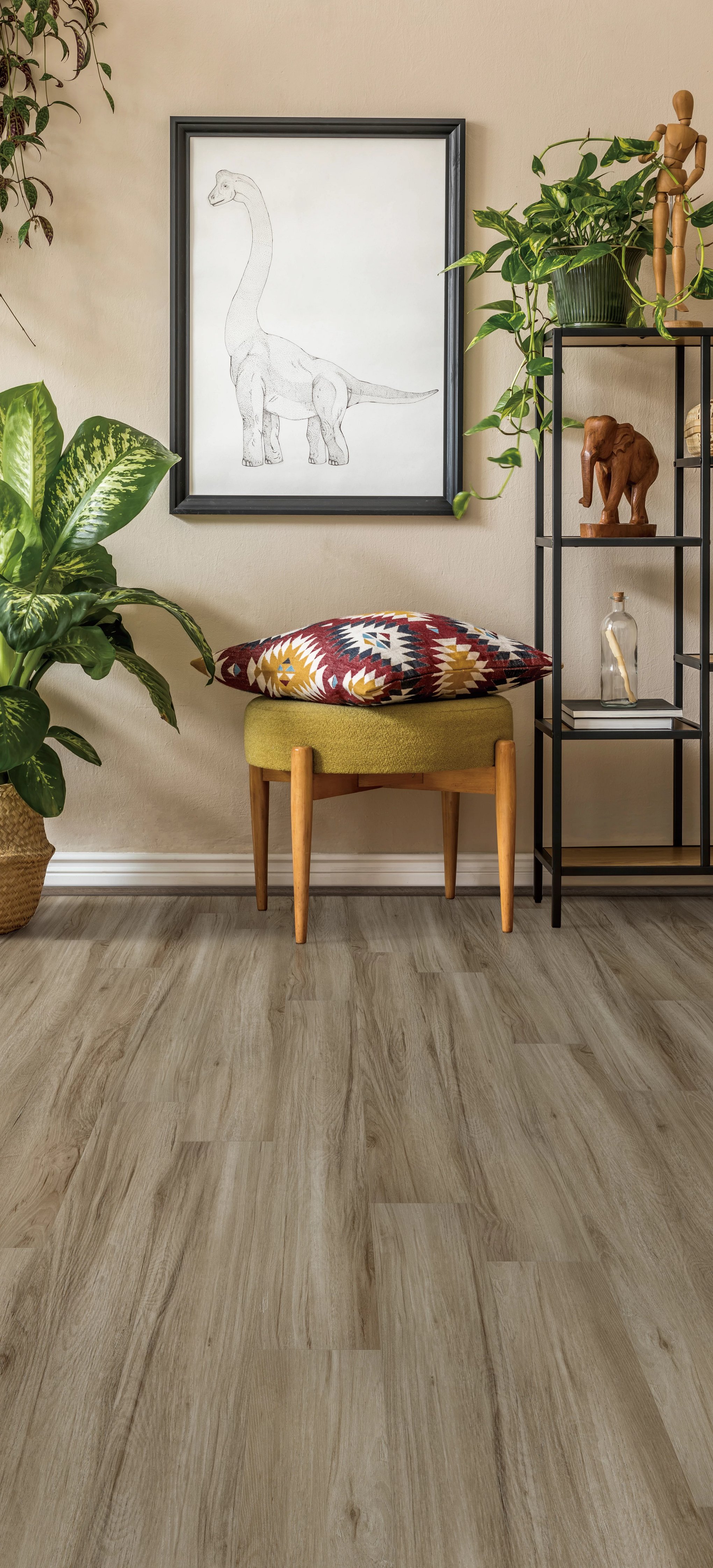 USFloors Coretec One Plus: Artesia Hickory Engineered Luxury Vinyl Plank VV585-05044 Room Scene