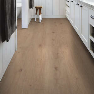 Shaw Floorte Pro Fresh Take: Occasional Beige Vinyl Tile with Attached Pad 3415V 2091 Room Scene