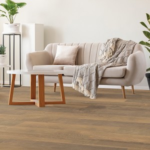 Mohawk PURETECH Plus Native Ridge Collection: Riverbank Oak Planet-Friendly Waterproof Luxury Vinyl Plank PTL04-348 Room Scene