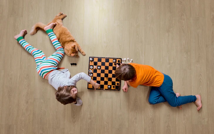 Dixie Trucor Tymbr XL: Leon 9" x 70" Wood Fiber Core Flooring P2243-M1011 Room Scene