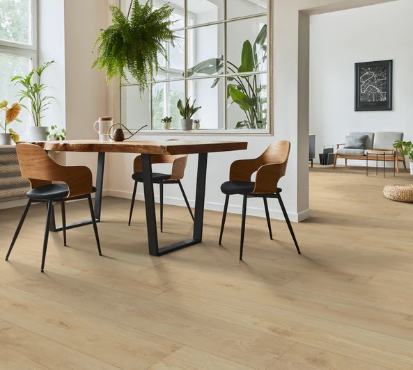 Dixie Trucor Tymbr XL: Valencia 9" x 70" Wood Fiber Core Flooring P2243-M1003 Room Scene