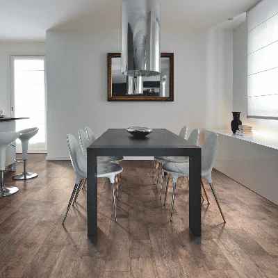 Mohawk Chalet Vista: Beachwood Cream Oak 8mm Laminate CDL73-09 Room Scene