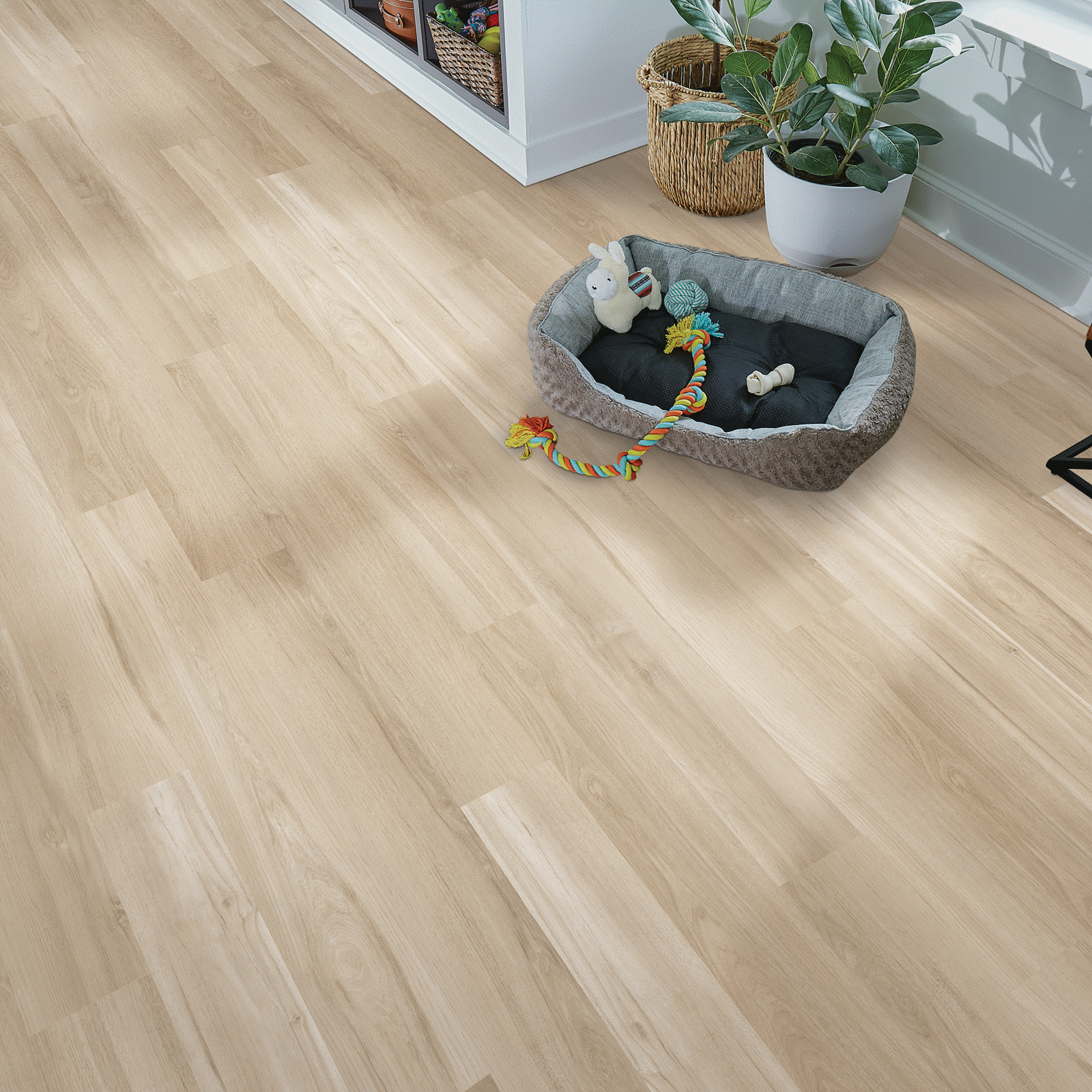 Mohawk SOLIDTECH Essentials Arbor Terrace: Avery Waterproof Luxury Vinyl Tile SDE03-219 Room Scene