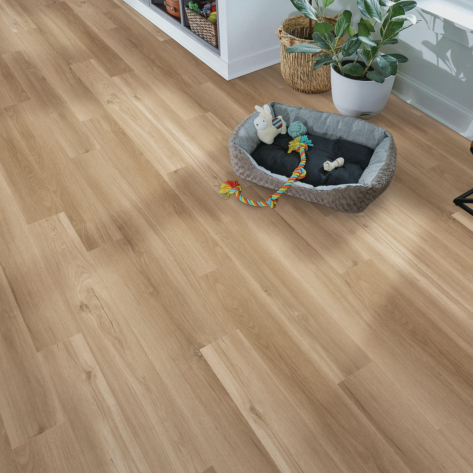 Mohawk SOLIDTECH Essentials Arbor Terrace: Hartley Waterproof Luxury Vinyl Tile SDE03-235 Room Scene