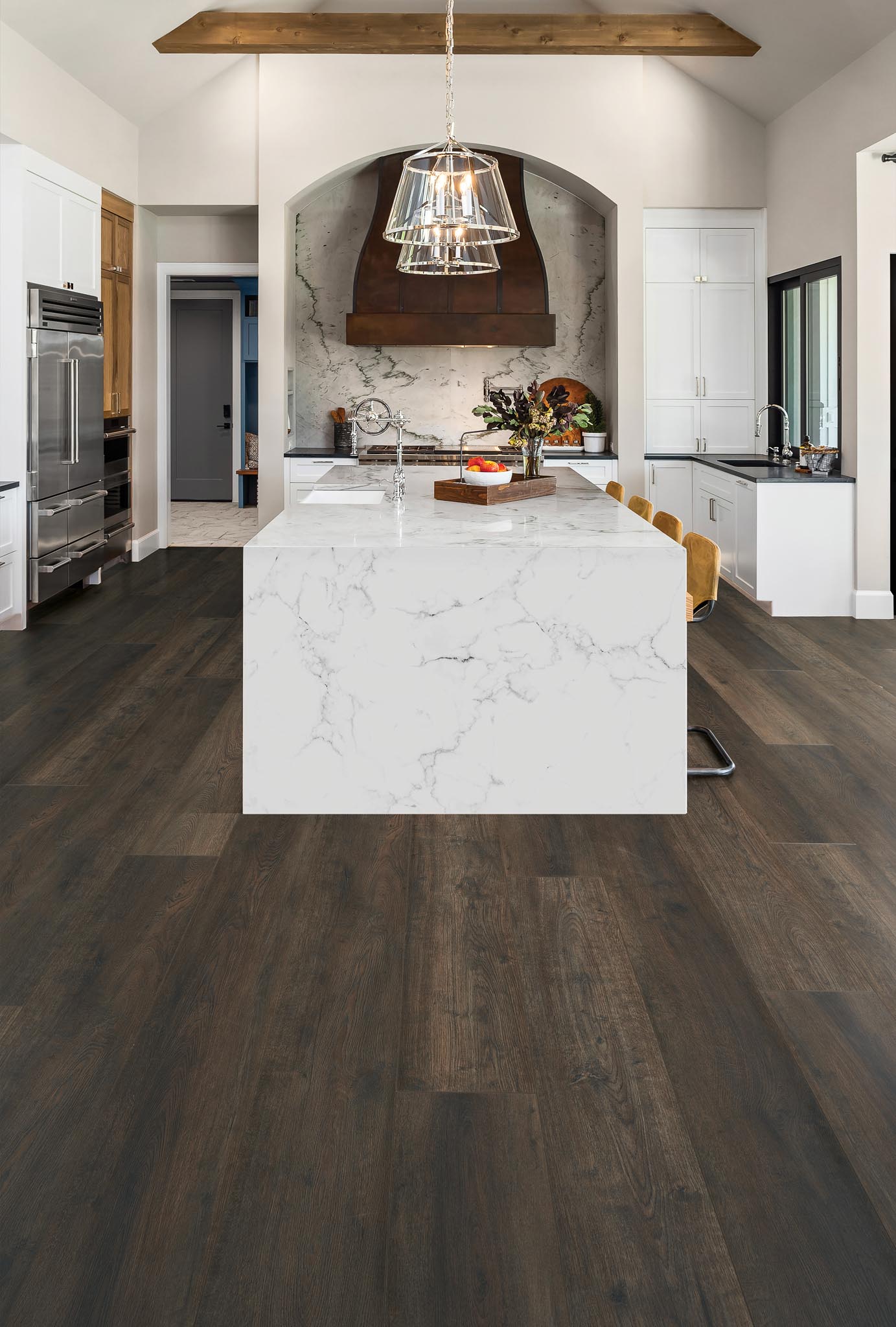 Casabella Laminate AquaProof: Cornwell 8" x 60" Waterproof Laminate Plank with Attached Pad AP107CW Room Scene