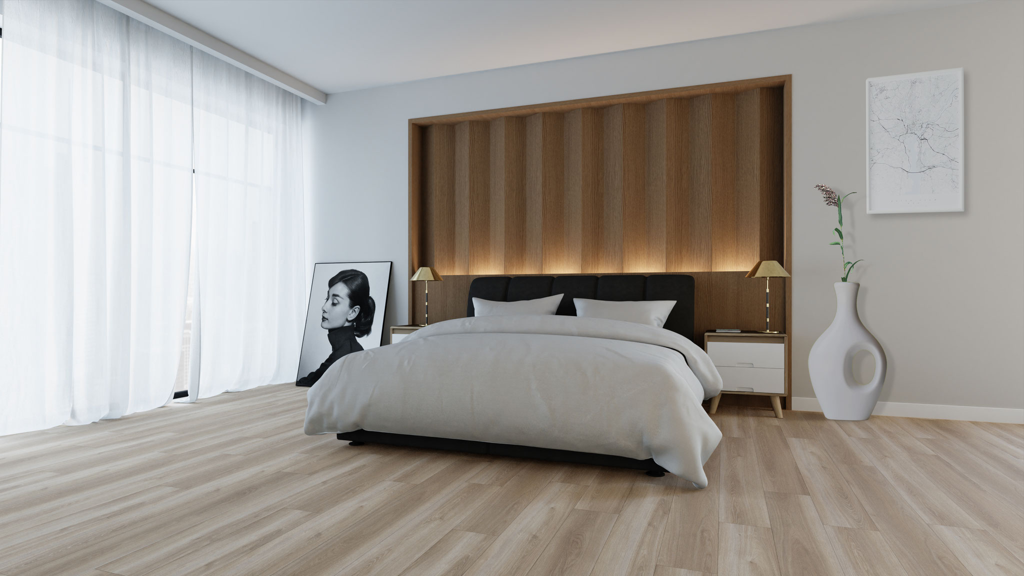 Paramount Flooring Timbrcore Valley Junction: Mystic Falls 12mm Laminate TCUB1204 Room Scene