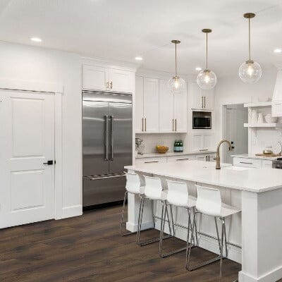 Paramount Flooring Timbrcore Alpine: Granby 12mm Laminate TC22013 Room Scene