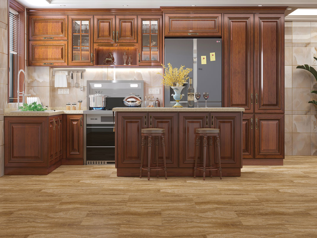 Paramount Bliss Dry Back: Perlato 12" x 24" Vinyl Tile DB501 Room Scene