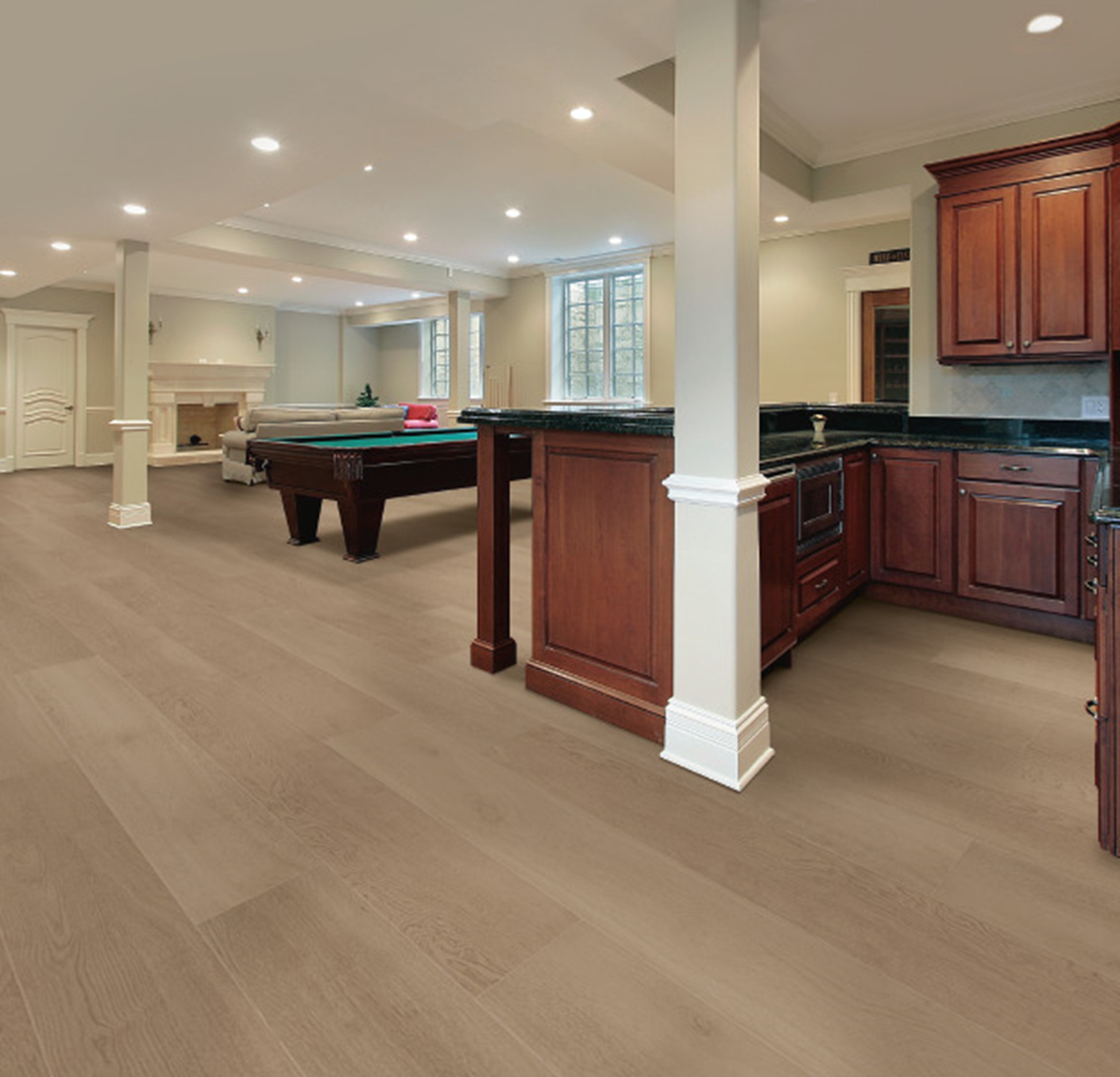 MetroFlor Genesis Authentics: Genuine Floating Click Lock Waterproof Vinyl Plank GE231001AB Room Scene