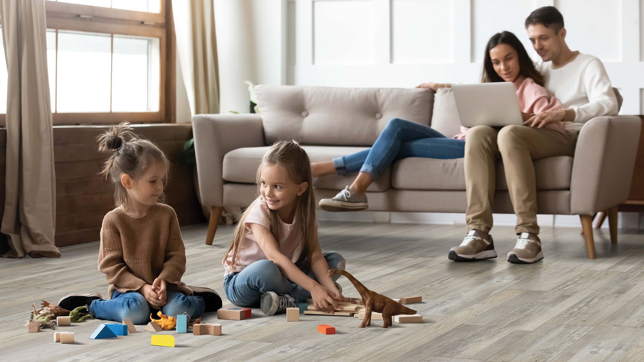 MetroFlor Genesis Authentics: Valid Floating Click Lock Waterproof Vinyl Plank GE231007AB Room Scene