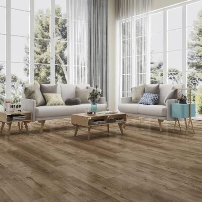 Paramount Bliss Dry Back: Graciano 7" x 48" Vinyl Plank DB113 Room Scene