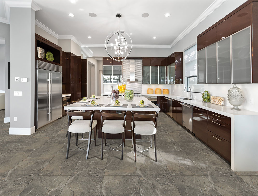 Paramount Bliss Dry Back: Notch Peak 12" x 24" Vinyl Tile DB511 Room Scene