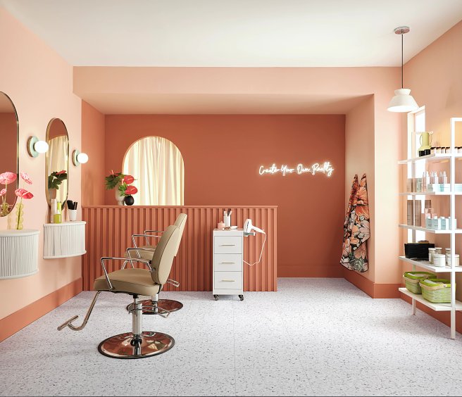 USFloors Coretec Pro Tile: Vivara Terrazzo Engineered Luxury Vinyl Tile with Cork Comfort VV840-12273 Room Scene