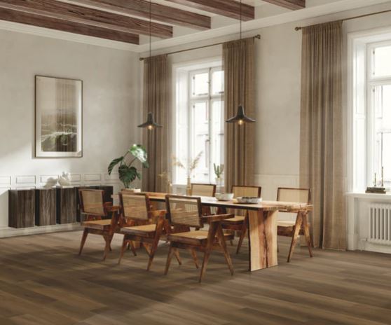 Earthwerks Chassis Pro 20 MIL: Spitfire 7" x 48" Luxury Vinyl Plank CPR 9257 Room Scene