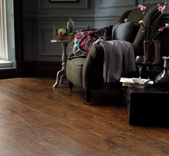 Karndean Art Select Rigid: Hickory Paprika Luxury Vinyl Plank AKP-EW01 Room Scene