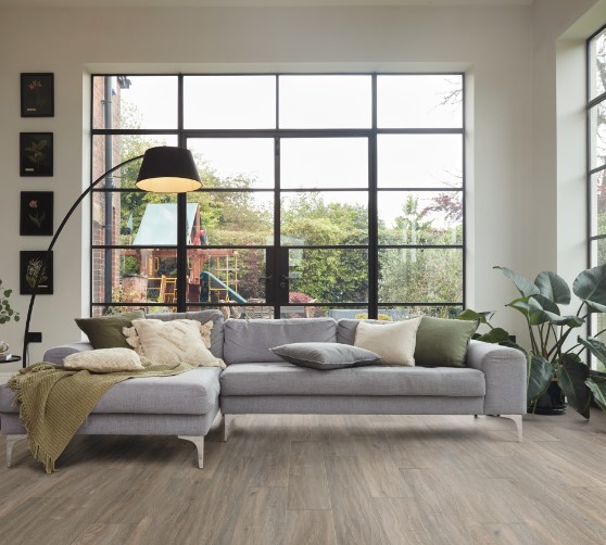 Karndean Art Select Rigid: Tweed Oak Luxury Vinyl Plank AKP-RL37 Room Scene