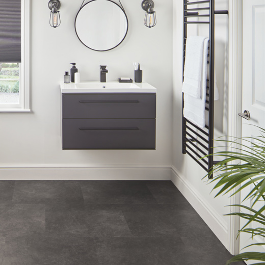 Karndean Loose Lay: Volcano Floating Luxury Vinyl Tile LLT211 Room Scene