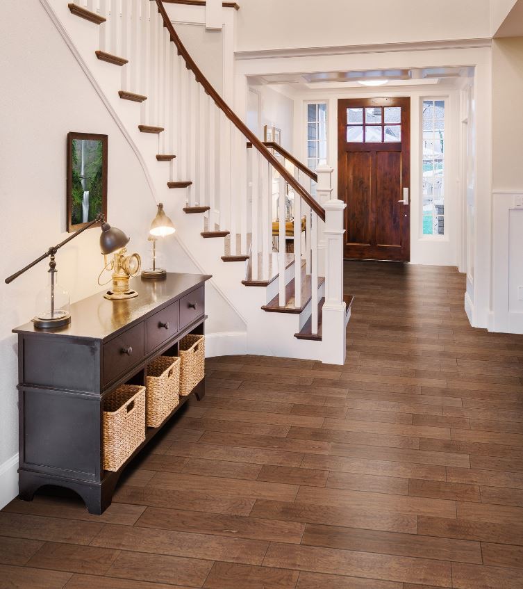 Paramount Flooring Mt. Adams: Chester 1/2" x 6" Engineered Hickory Hardwood E513 Room Scene