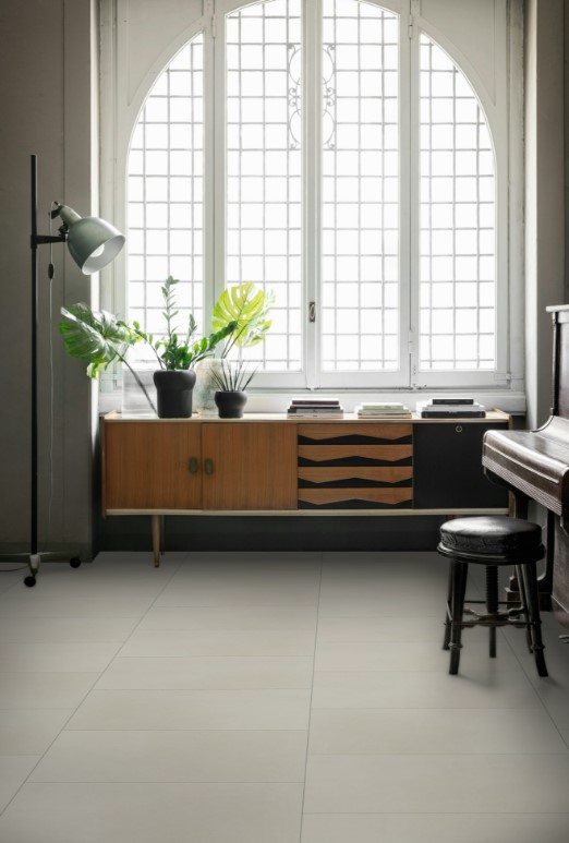 Marazzi Moroccan Concrete: Off White 24" x 24" Porcelain Tile MC5024241PK Room Scene