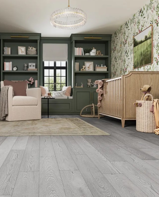 Mannington Restoration Collection: Bespoke Wool 12mm Waterproof Laminate 31003 Room Scene