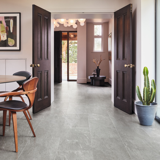 Karndean Art Select Rigid: Sterling Quartzite Luxury Vinyl Plank AKT-LM51 Room Scene