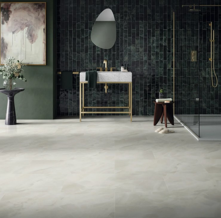 Karndean Art Select Glue Down: Pearl Onyx Luxury Vinyl Tile LM35 Room Scene