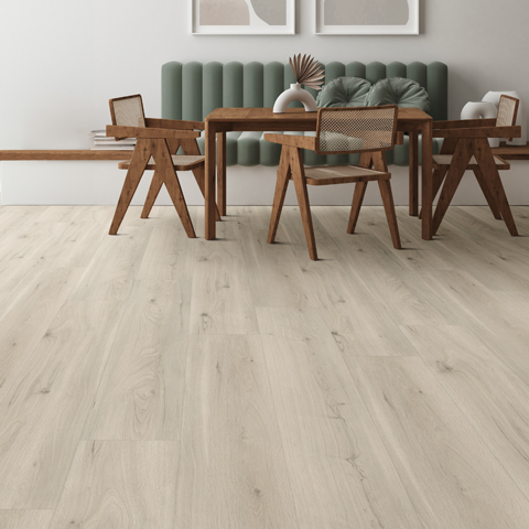 Tarkett EverGen Collection: Pure Delicate Luxury Vinyl Plank WP041 Room Scene
