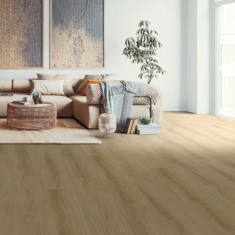 Tarkett EverGen Collection: Infinite Brilliant Luxury Vinyl Plank WP061 Room Scene