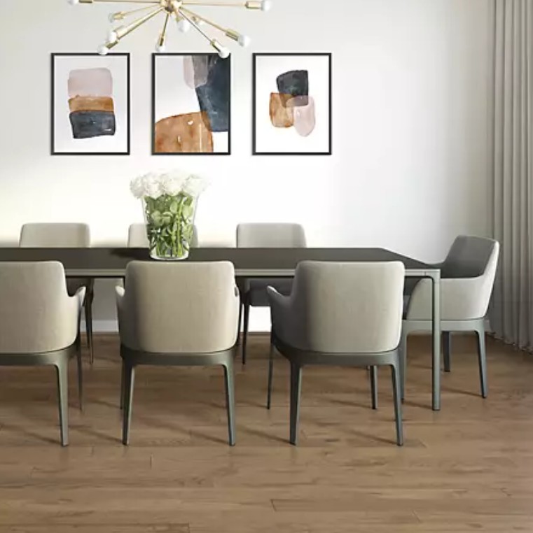 Mohawk Camden Isle: Aged Bourbon 1/2" x 5" Engineered Hardwood WEK52-06 Room Scene