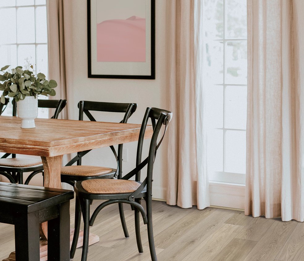 USFloors Coretec Pro Plus Enhanced: Radley Oak Engineered Luxury Vinyl Plank with Cork Comfort VV492-05069 Room Scene