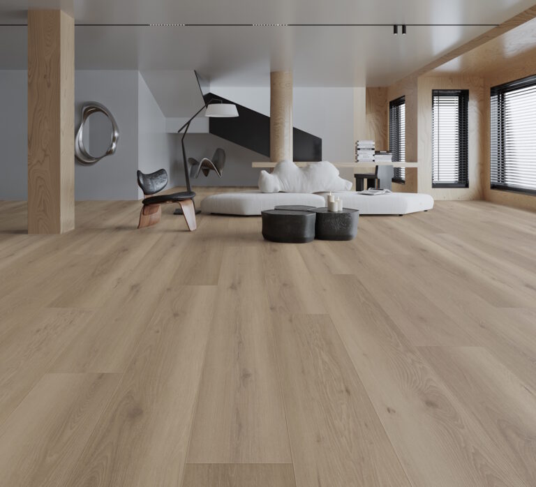 Casabella Laminate MauiMtn XL: Gemini 9" x 60" Waterproof Laminate Plank with Attached Pad CBLSN581GEP Room Scene
