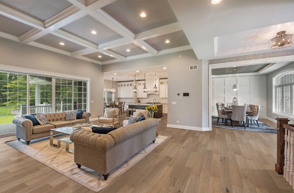 Paramount Flooring Grand Prairie: Ada 7/16" x 6 1/2" Engineered Oak Hardwood E523 Room Scene