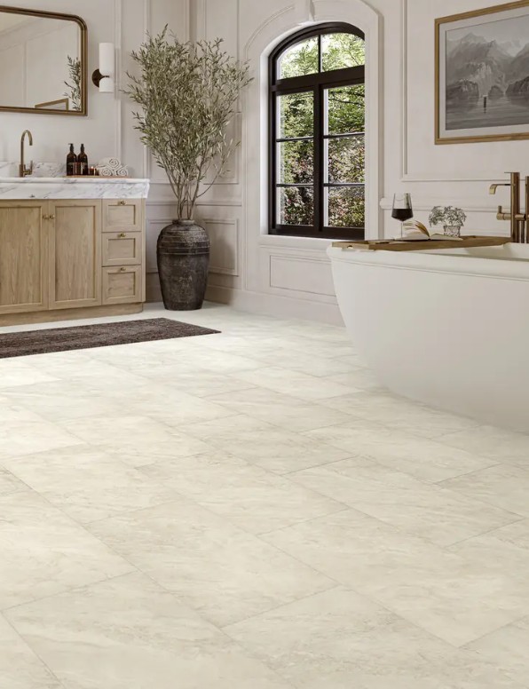 Mannington Adura Rigid Rectangles Luxury Vinyl Plank: Basilica Pillar RTE501 Room Scene