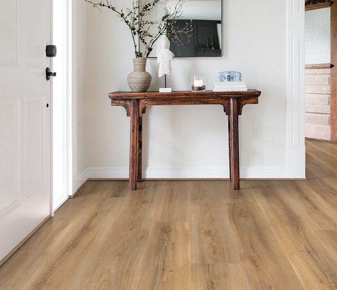 USFloors Coretec Originals Enhanced: Saffron Pecan Engineered Luxury Vinyl Plank CR501-2079 Room Scene