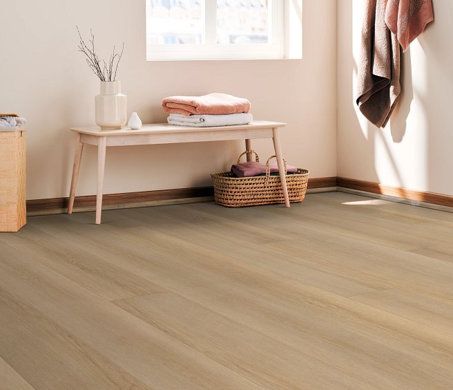 USFloors Coretec Originals Enhanced: Golden Veil Oak Engineered Luxury Vinyl Plank CR501-05089 Room Scene